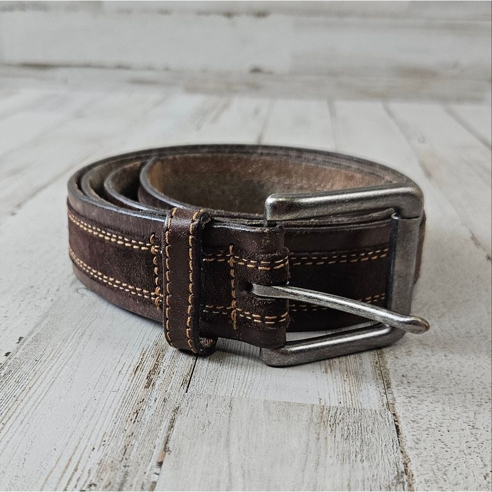 Johnston & Murphy 1850 Genuine Leather Mens Size 44 Belt